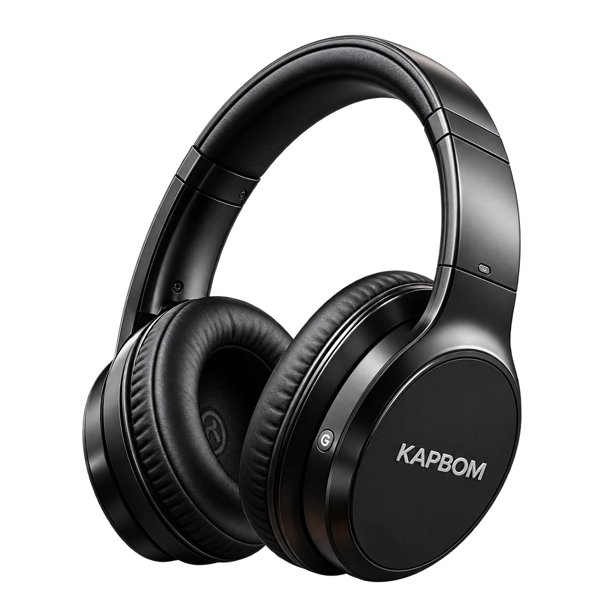 Headphone Kapbom preto com 30% OFF